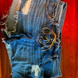 Hollister Blue Jean Shorts